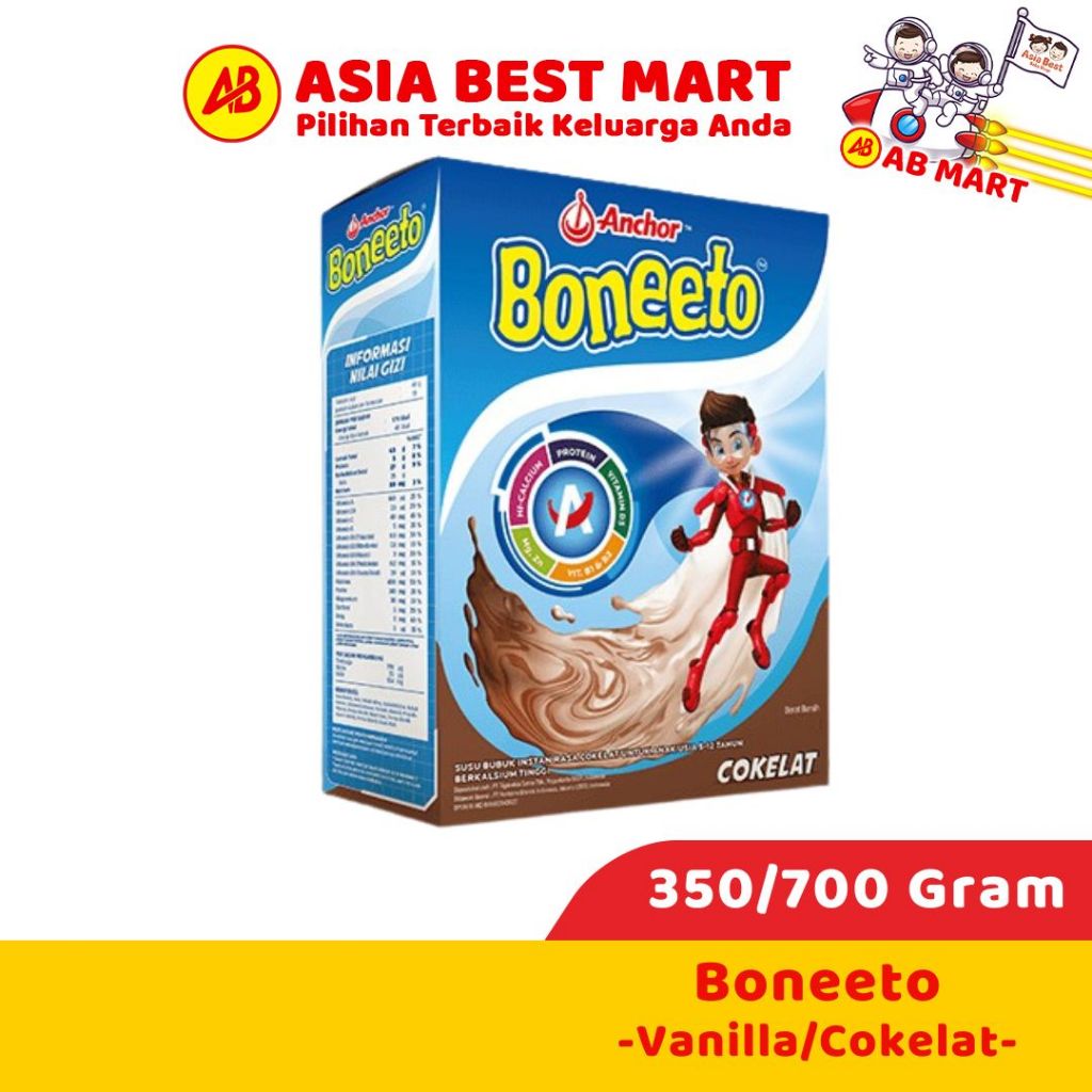 

Boneeto 700 gr 350 gr Coklat Vanila Susu Bubuk Tulang Anak