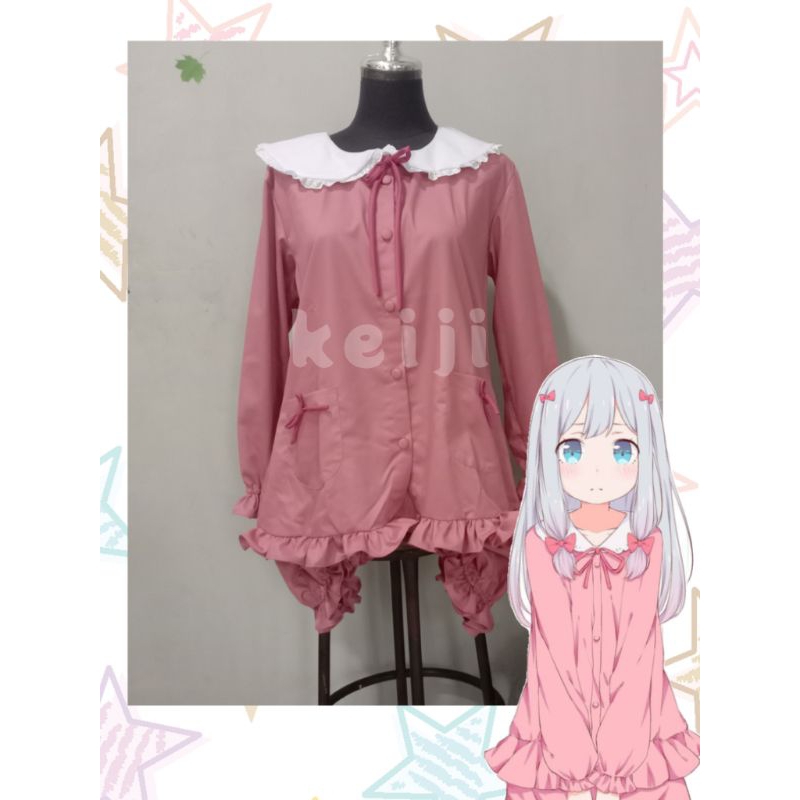 Setelan cosplay Sagiri Izumi piyama/ eromanga sensei