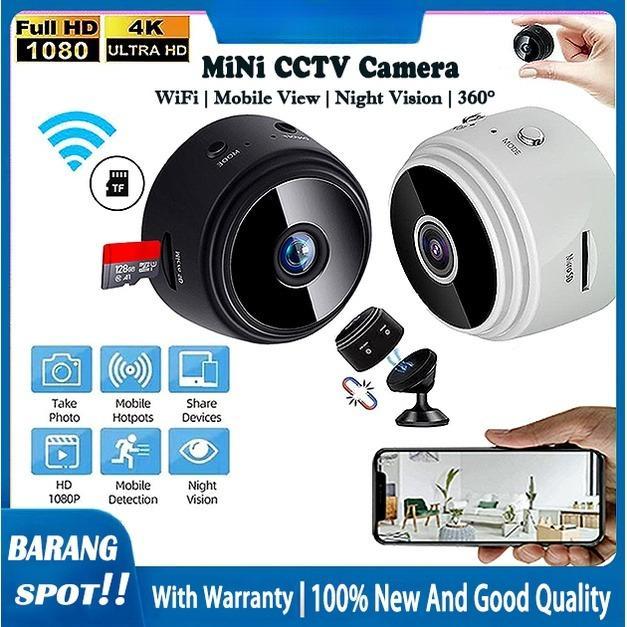 Wireless CCTV Mini | CCTV Mini Camera WIFI HD 1080P IP Bisa Sambung Ke HP Pantau Jarak Jauh TERMURAH