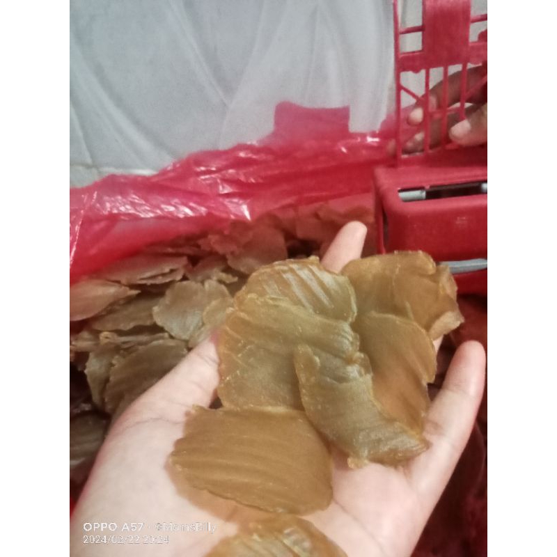 

kerupuk puli seafood (Tiram) mentah 500gram 1kg