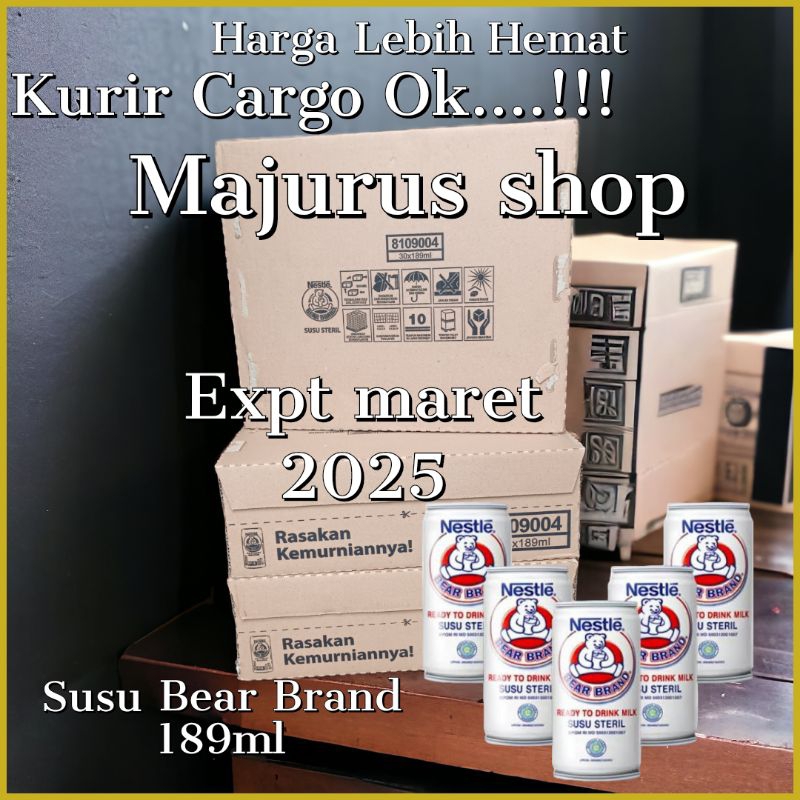 

CARGO-susu BEAR BRAND susu steril 189ml