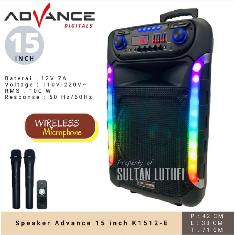 SPEAKER ADVANCE 15 INCH