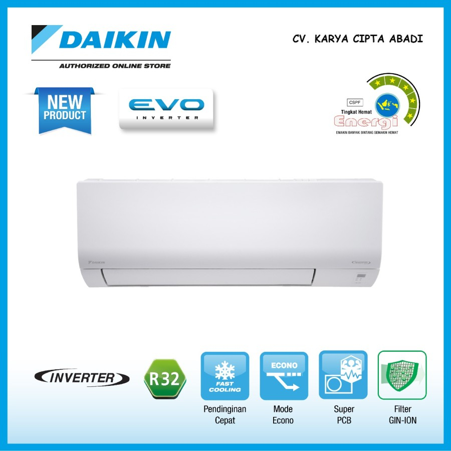 AC Split Daikin 1PK Inverter Evo STKF25AV