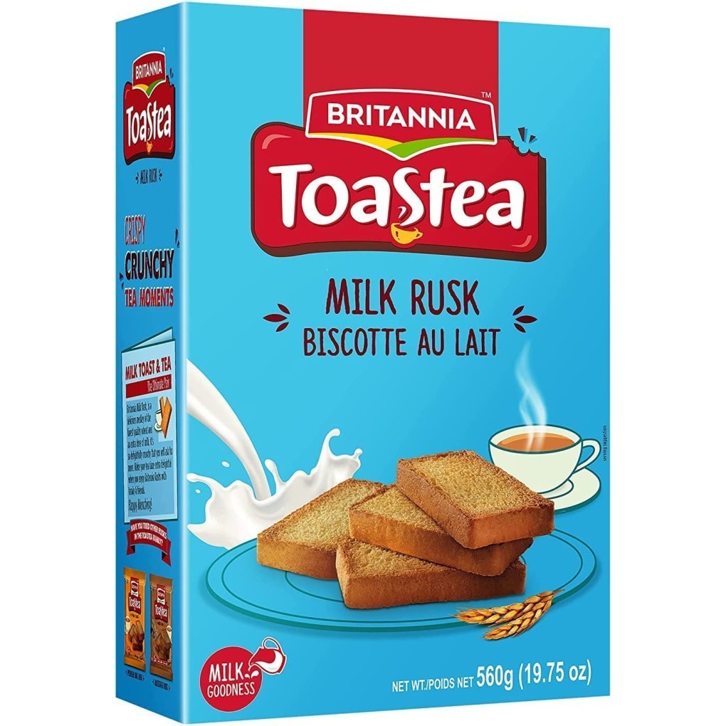 

BRITANNIA TOASTEA MILK RUSK 560G / Roti Panggang