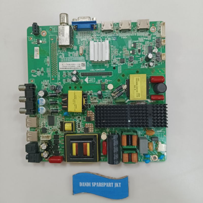 MB led tv Philips 50PFT4002S - mainboard tv led - mesin tved