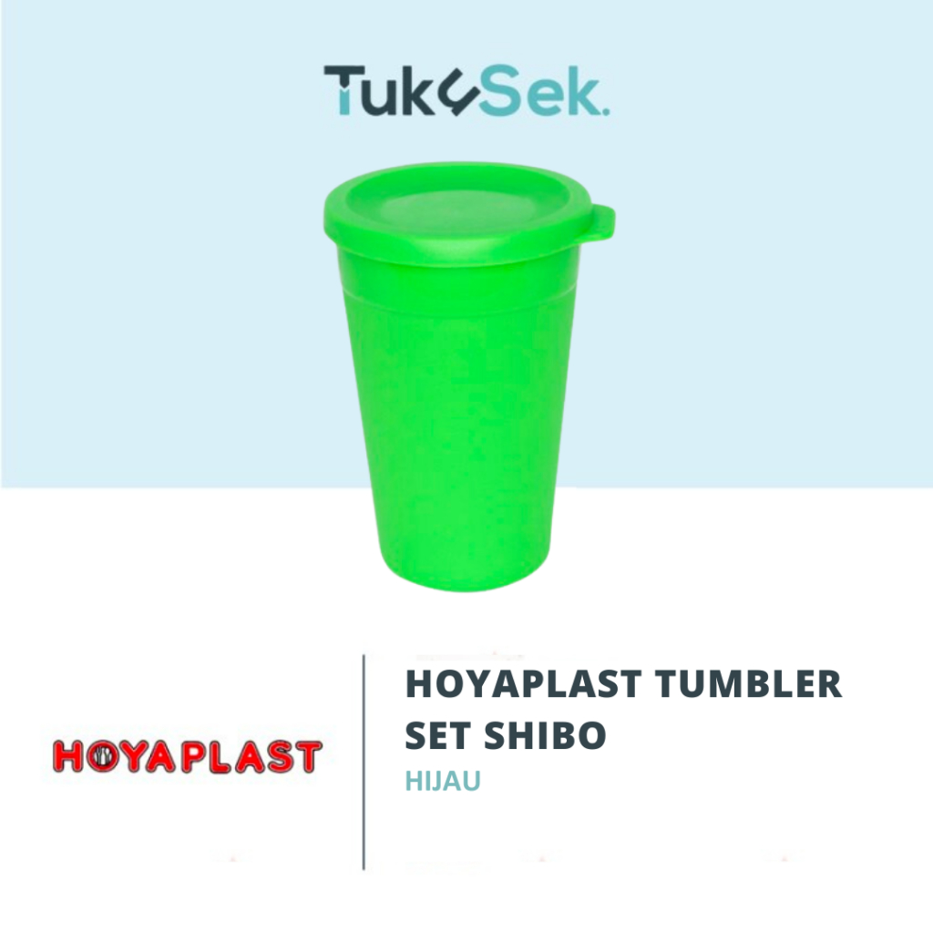 HOYAPLAST Tumbler Set Shibo - Hijau