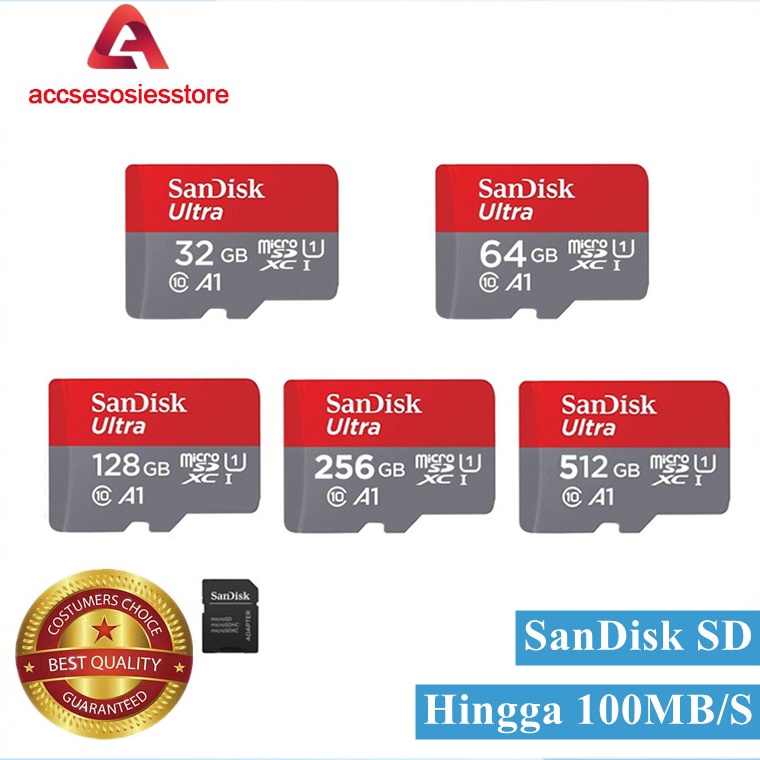 KODE R57G 8GB32GB64GB128GB256GB CLASS 1 1Mbps Micro SD Kartu Memori sd card TF Card 1 Original Sandisk Memory Card