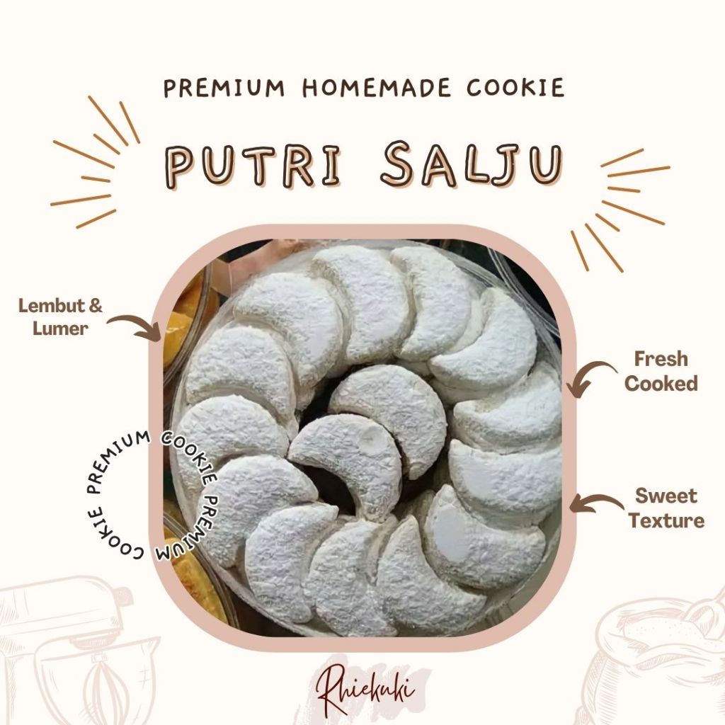 

Kue Kering Premium Putri Salju / Toples Reguler 250-300gr