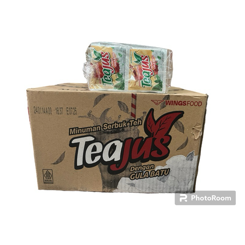 

Tea Jus Gula Batu 1 Dus/360 sachet/ 6 pak