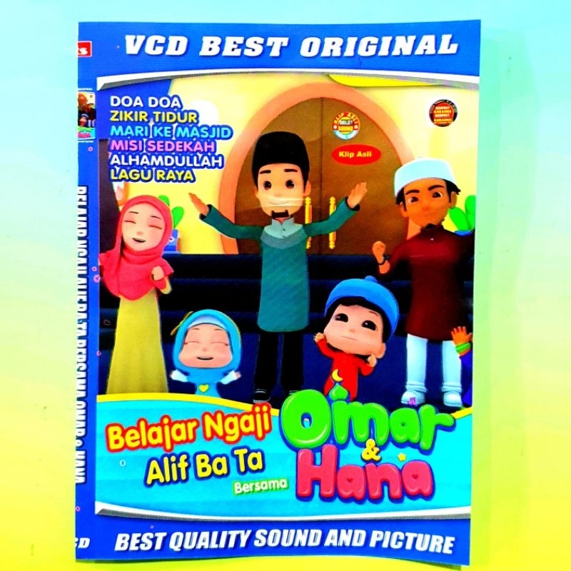 KASET VCD OMAR HANA BELAJAR BERNYANYI DAN BERDOA-KASET DVD OMAR HANA-DVD OMAR HANA-LAGU ANAK ANAK IN