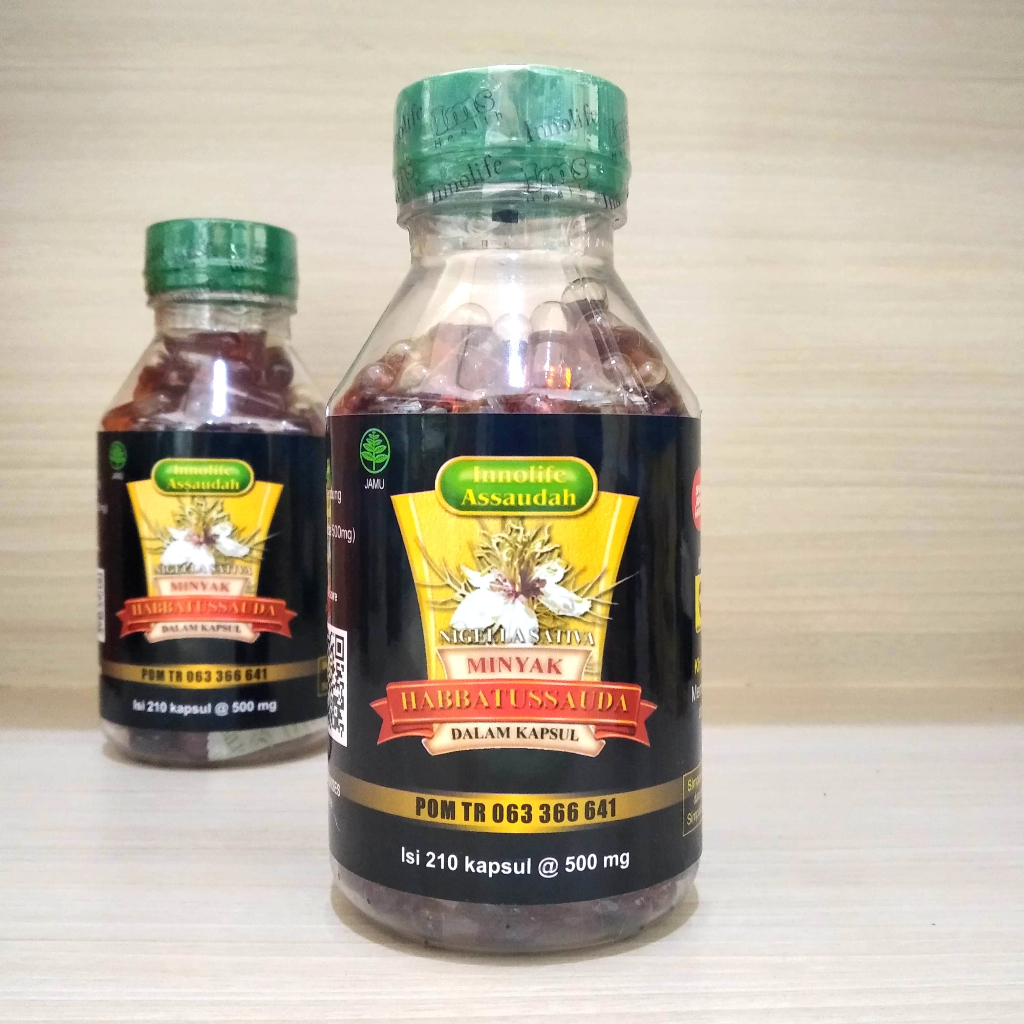 Habbatussauda Oil Minyak Jintan Jinten Hitam Arab INNOLIFE Assaudah Jintan Hitam Arab Isi 210kps
