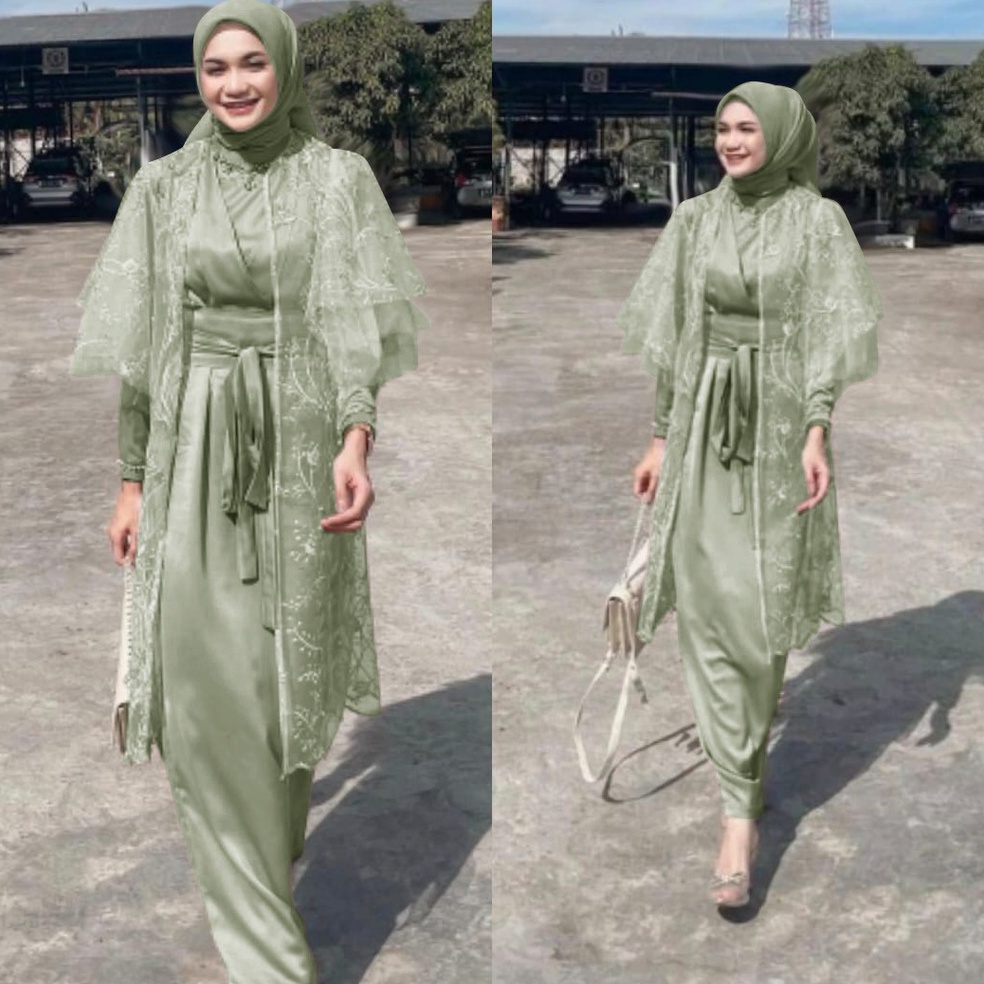 DISKON New Product  Gamis Lucianna  Ukuran MLXLDAN XXL  Bahan Maxmara Velvet  Gamis Cardi Tile  Gami