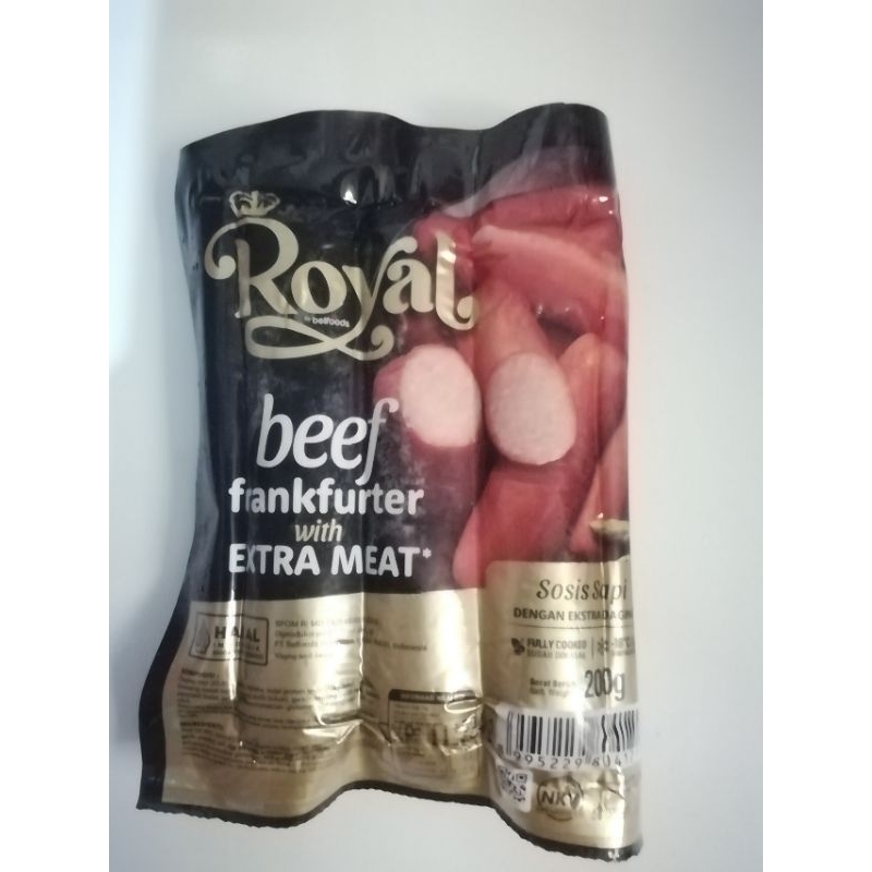 

Royal Beef Frankfurter 200gr