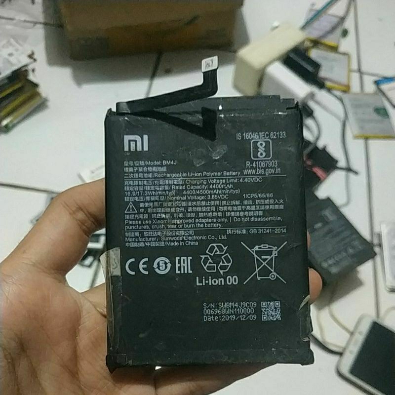 BATERAI BEKAS NOTE 8 PRO BM4J