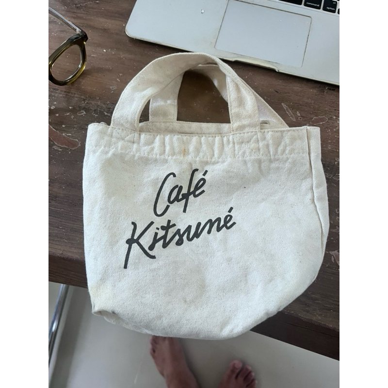 preloved cafe kitsune mini tote bag original