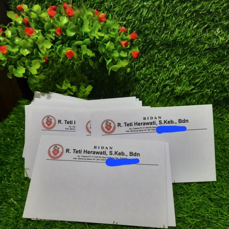 

Cetak Amplop plus Kop Nama No. 104