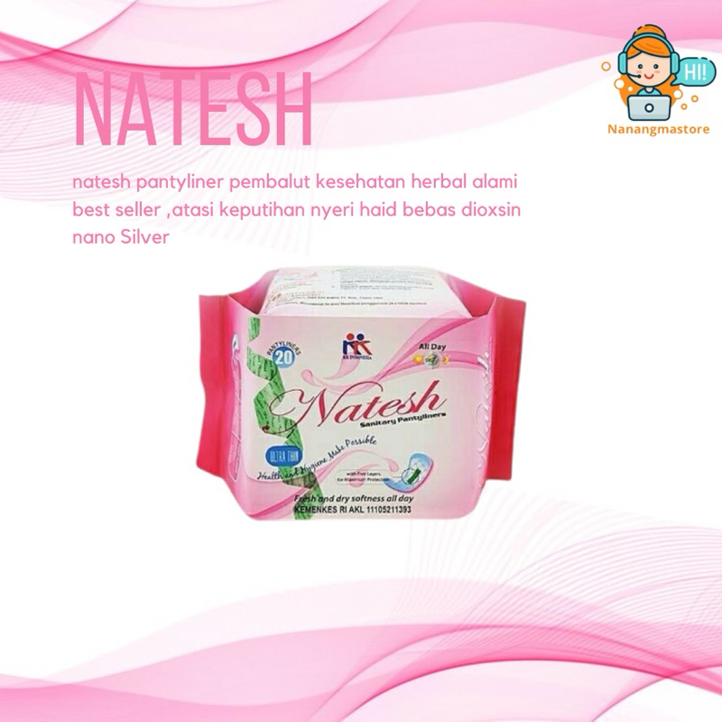 Natesh Pantyliner Original KK Indonesia