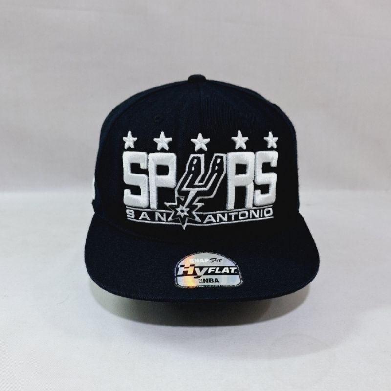 Topi Snapback Hyflat NBA San Antonio Spurs Second Original