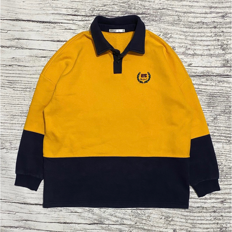 Crewneck cn sweatshirt kerah rugby shirt Litmus NYC second