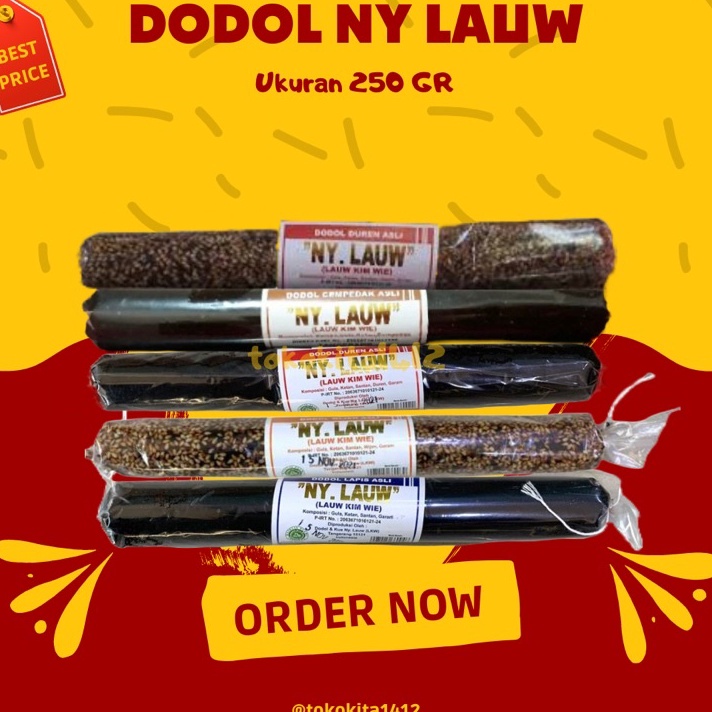 

Terbaru DODOL Ny Lauw Betawi Asli Original Khas Tangerang Satuan 25 gr