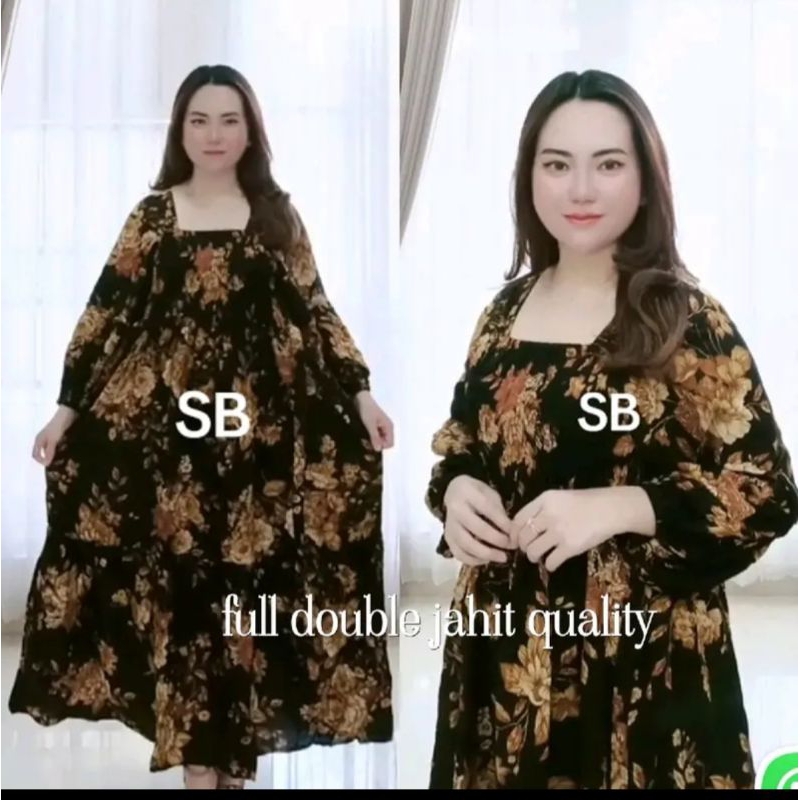 SHANUM DRESS  SMOOK DEPAN