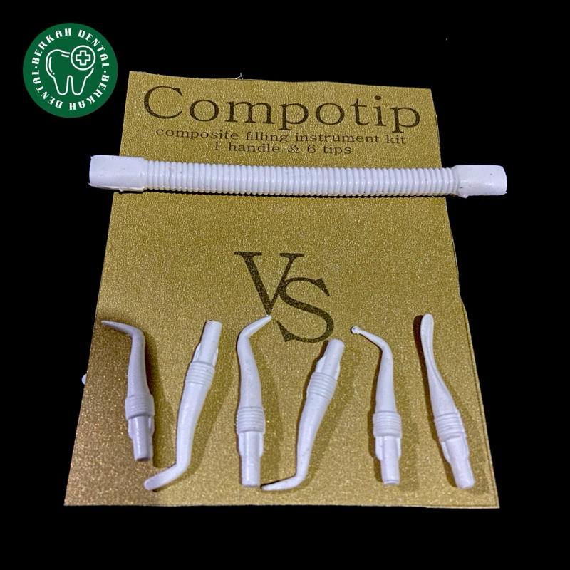 compotip composite filling instrument kit handle 6 tips / Compotip Plastic Instrument/Plastis Plasti