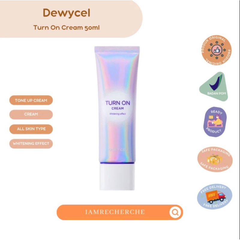 Dewycel. ready stock. Turn on cream dewycel