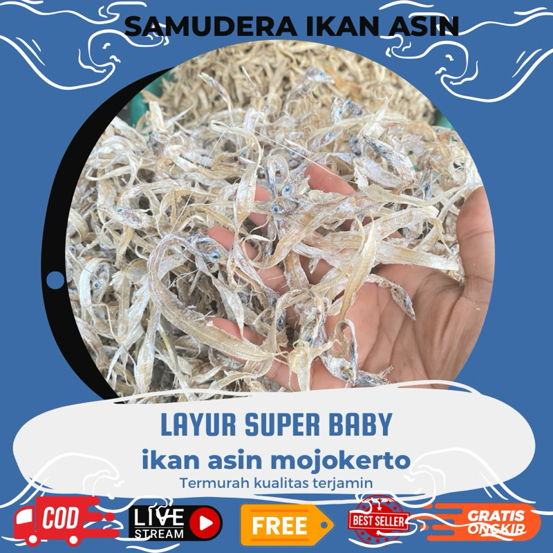 

(100gr) Ikan Tawar Layur Super Baby Murah & Kualitas Terbaik