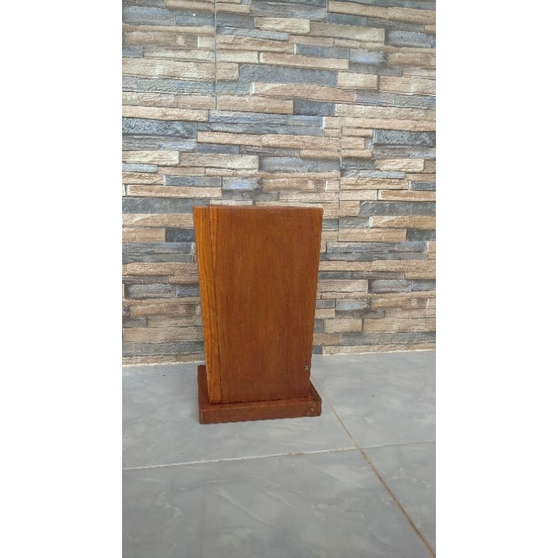 pot bunga kayu/pot bunga estetik kayu jati super / rak bunga single estetik kayu jati