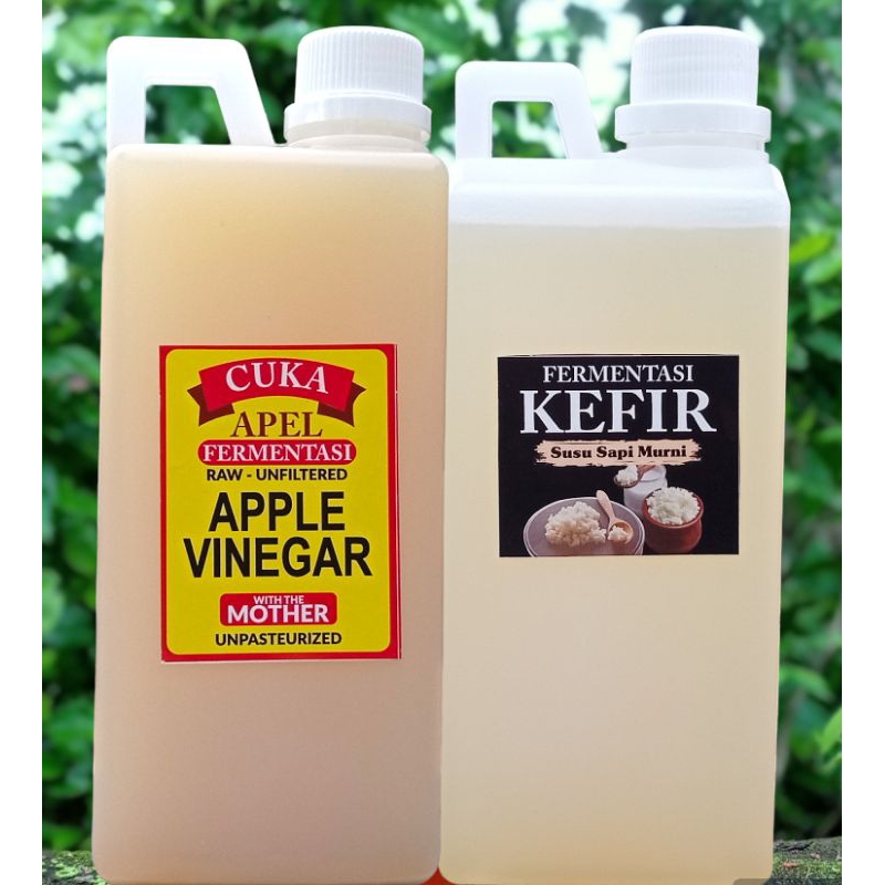 

Paket 3 liter Cuka Apel Kefir Whey bisa Custom