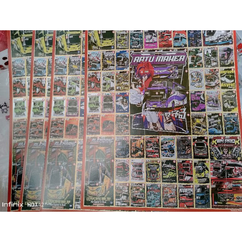 

Gambar gepok bismania isi 100pcs/lembar sepaket isi 10 lembar