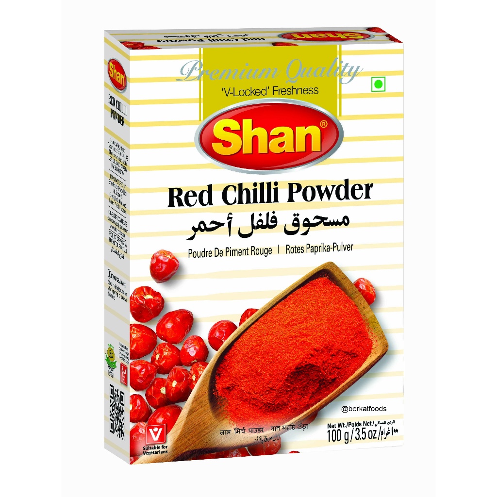 

Red Chilli Powder Shan / Lal Chili Mirch / Cabe Bubuk / Cabai Import Mirchi