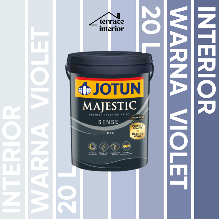 Cat Tembok Majestic Sense Interior Jotun warna Violet 20 L