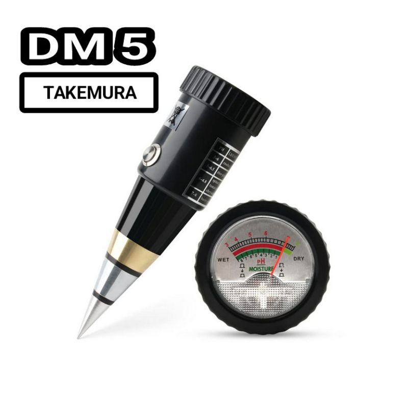 Takemura DM-5Soil pH Tanah Humidity Tester