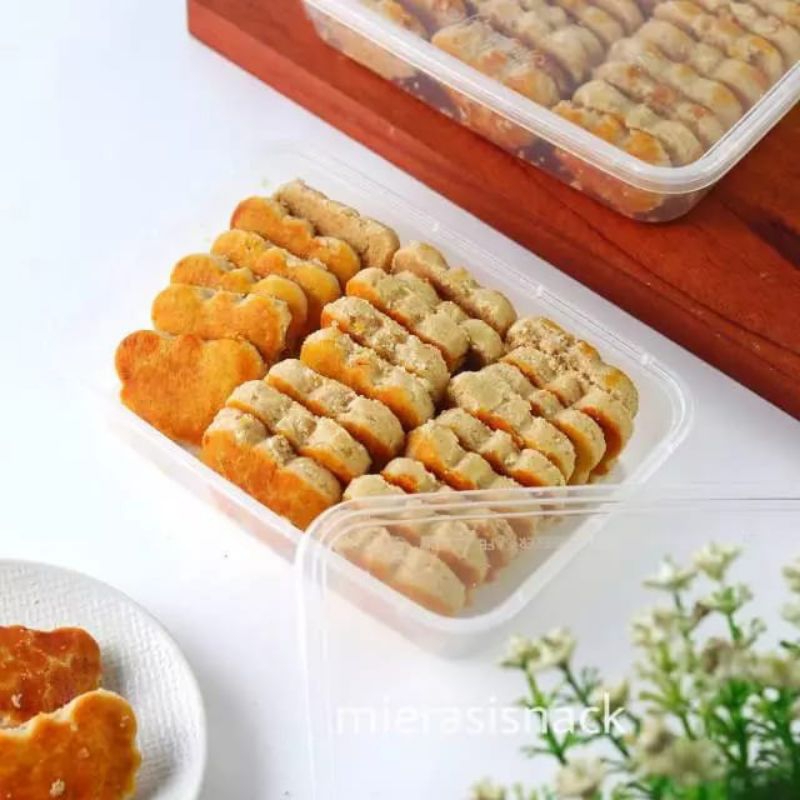 

kue kacang berbentuk hati renyah berat 500 gram