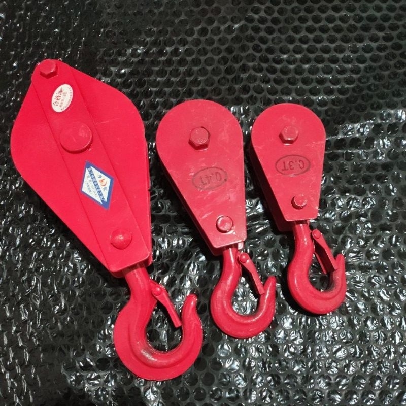 katrol mini besi kerekan kapal kerekan sumur timba 0,3T 2inch