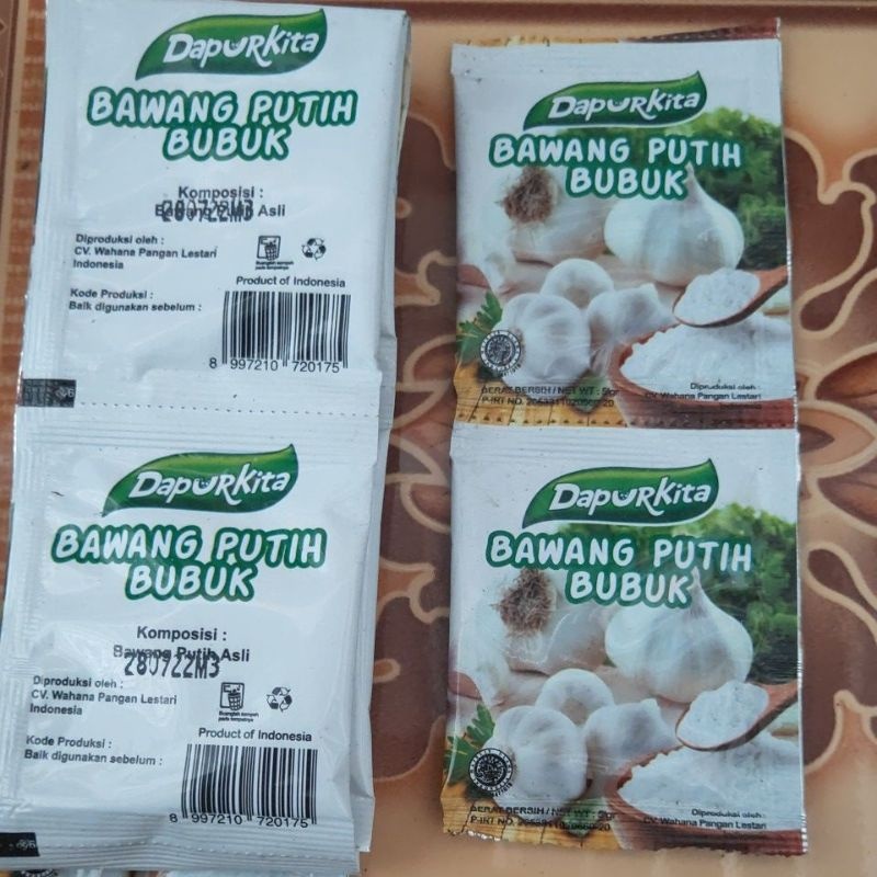 

Bawang Putih Bubuk Bumbu Praktis Kemasan Rentengan