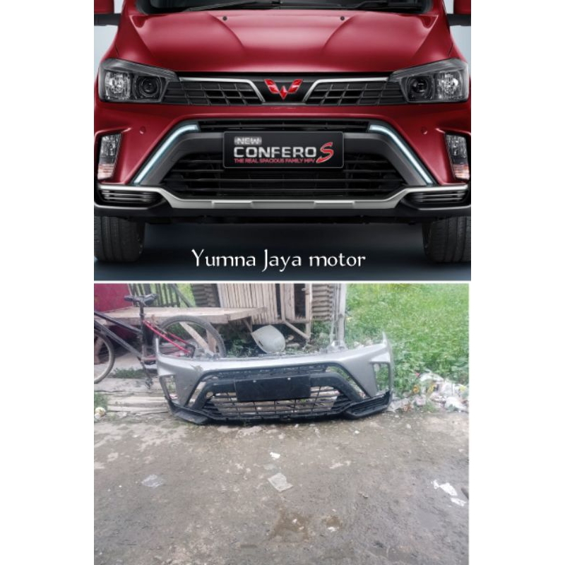 bemper depan wuling all new confero tahun 2021