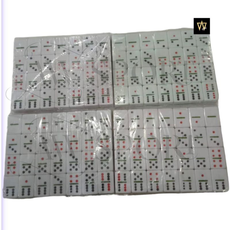 Batu Domino Tipe 5213 Tebal 1.5cm Tanpa Cover / Domino Batu / Gaple