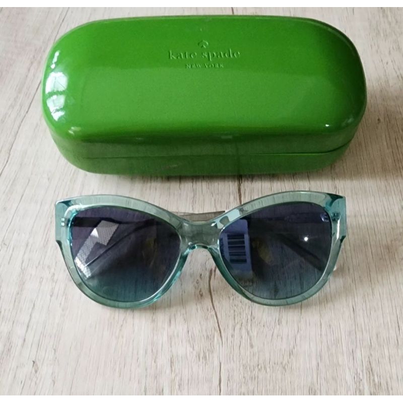 kacamata sunnies dandra kate spade blue original authentic