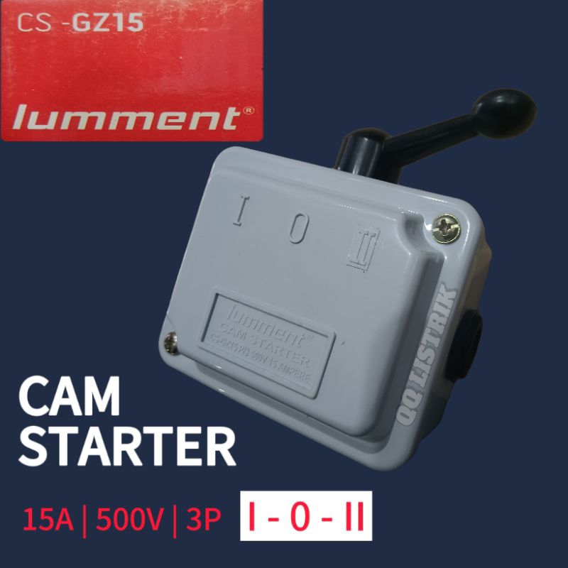 CAM STARTER DEXICON 15A I-0-II , 3 phase, handle genset 3 phase DEXICON