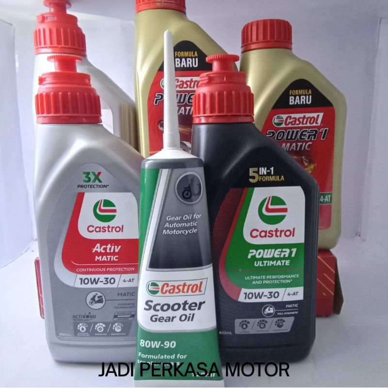 Oli Castrol Buat Motor Matic/Sport/Bebek