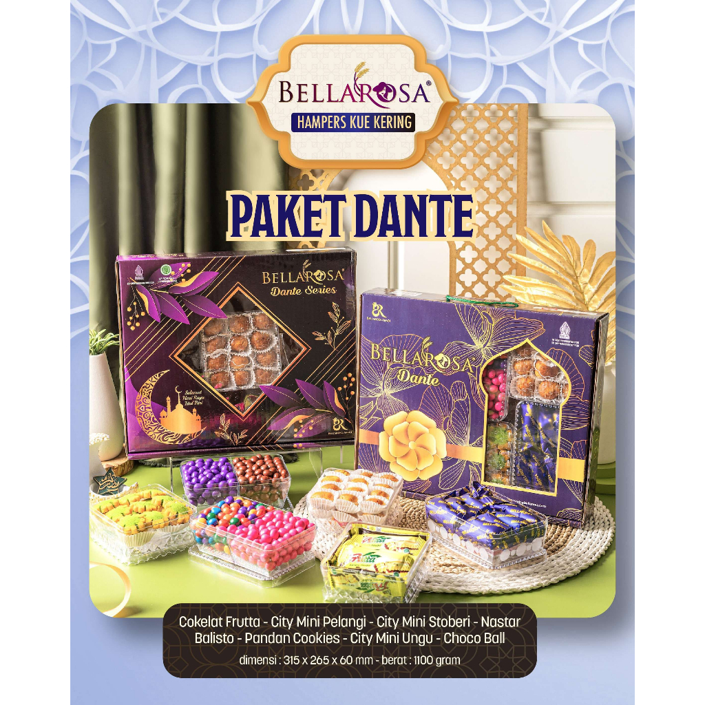 

Bellarosa Paket Dante Series Hampers Bingkisan Lebaran