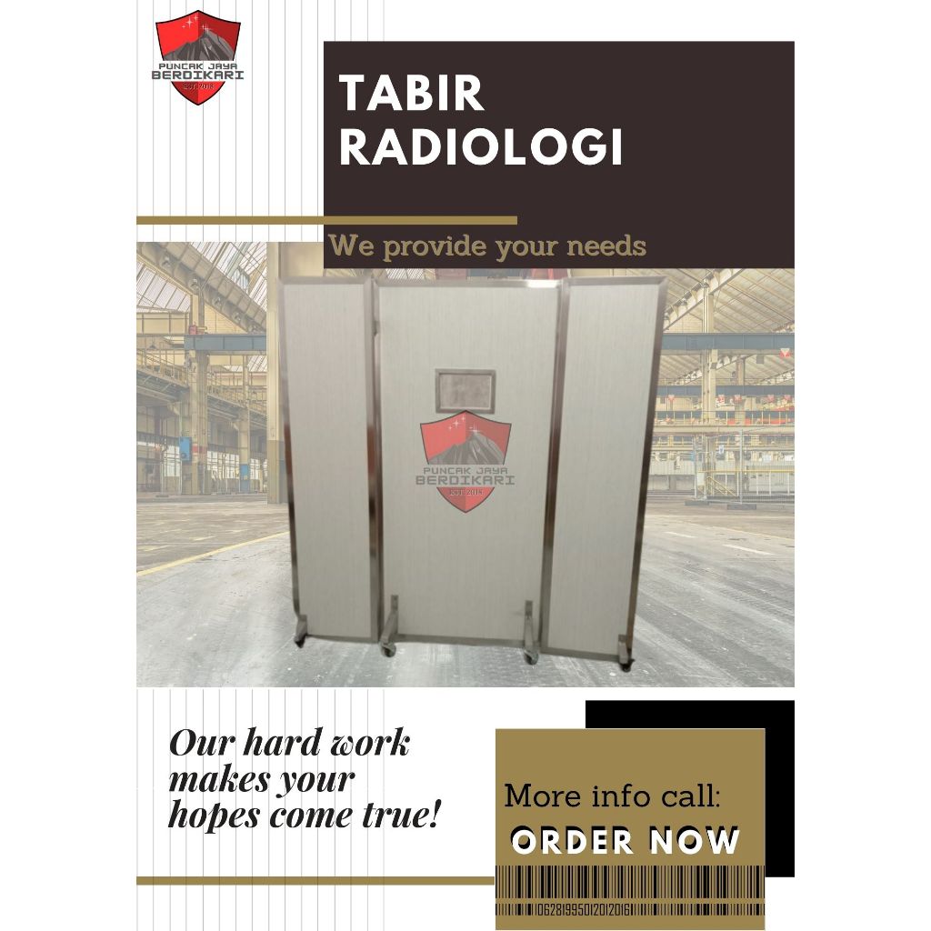 Pintu Anti Radiasi PB / Pintu Xray - Tabir Radiologi