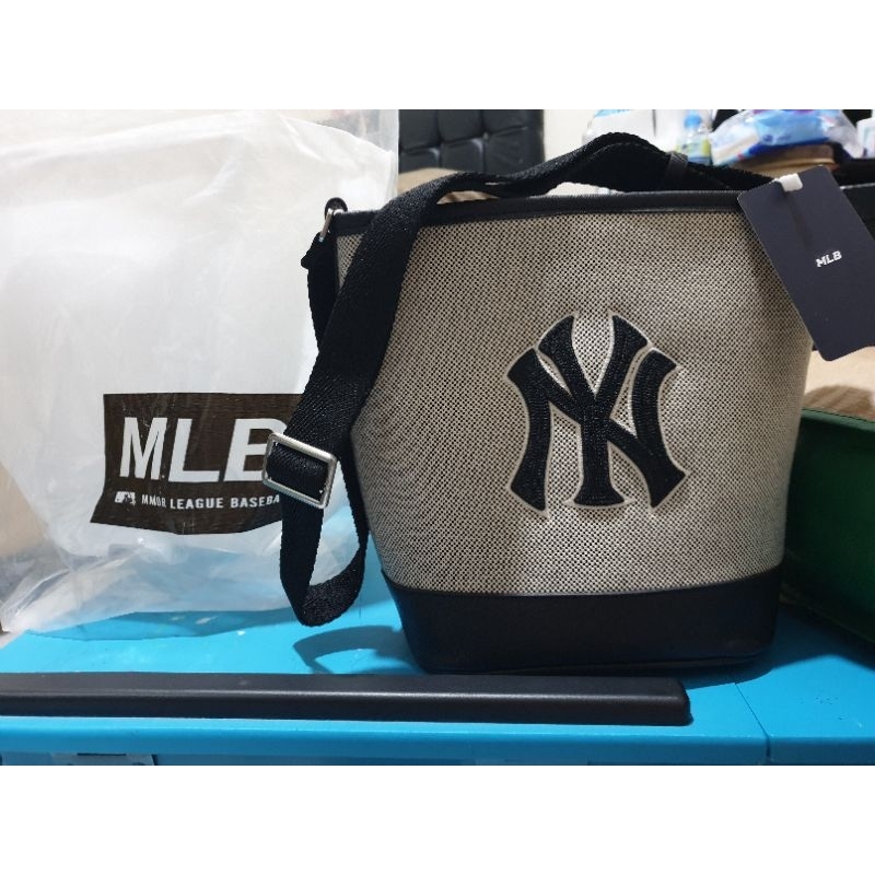 LIKE NEW | MLB bag (NON ORI) - tas selempang - sling bag - NY - tas korea - fashion korea