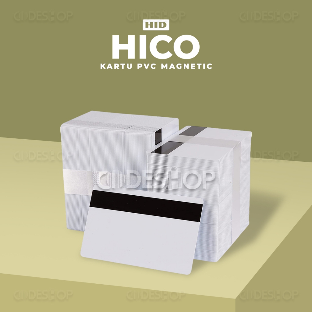 

Kartu PVC Blank Atm Ultracard HID CR80 HICO Magnetic Card 81751