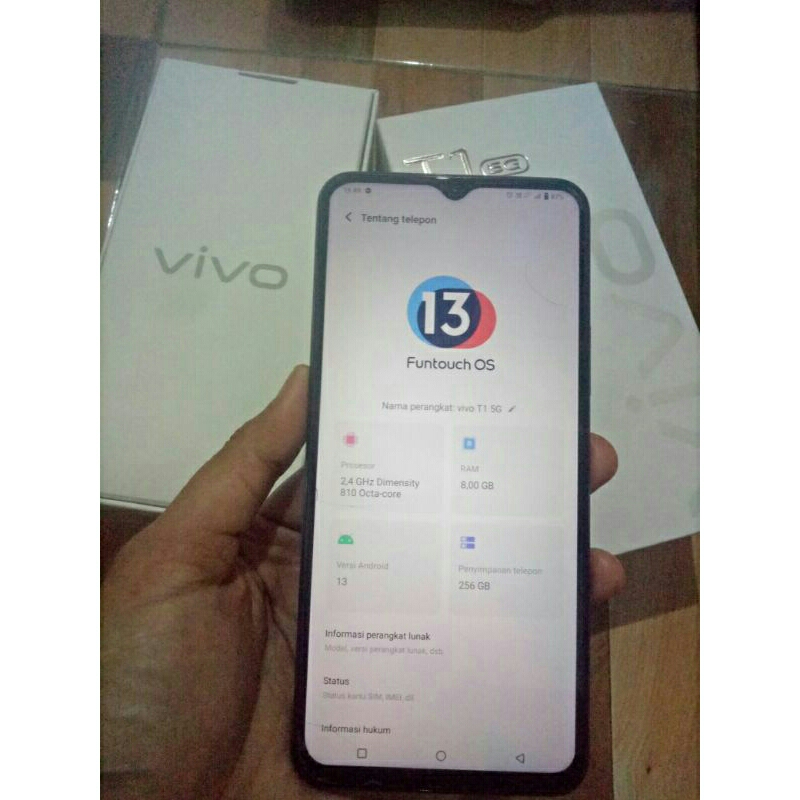 second vivo T15G 8+4/256GB