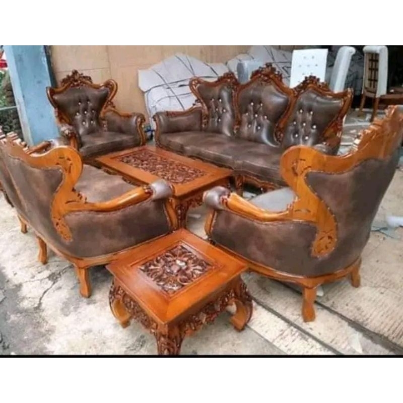 Kursi Tamu Romawi Jati