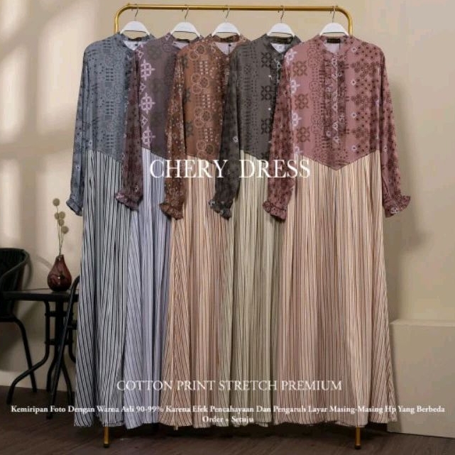 BerMus - Gamis Chery Dress by Nabe Original/ DH 1160