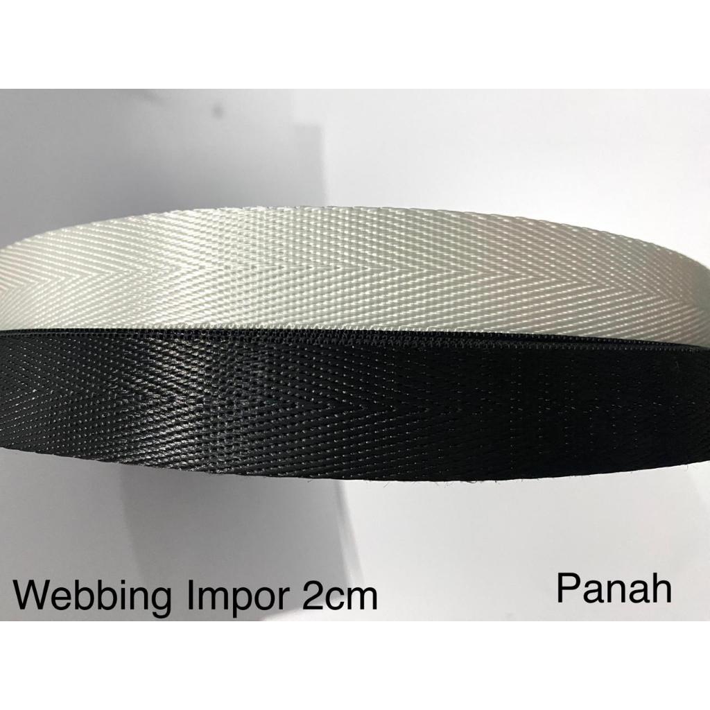 Tali Webbing / Bisban Nylon Motif Panah 2 cm IMPORT